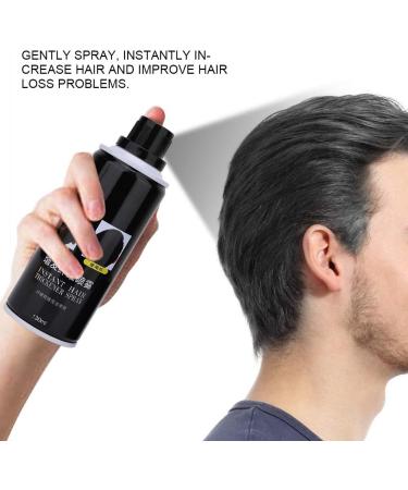 Natudeco 130g Hair Loss Filler Hair Spray Safe Waterproof Disposable Pray Hair Filling Spray for Improve Hair Loss Problems(Black) - Buy Online on GoSupps.com