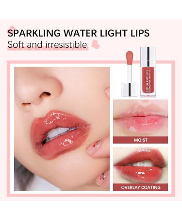 3 PCS Hydrating Lip Oil - Plumping & Long Lasting Gloss Tint - Non-sticky & Tinted Lip Care Oil for Dry Lips - Buy Online on GoSupps.com