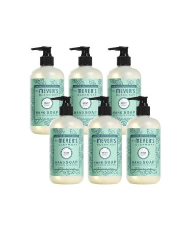 Mrs. MEYER'S CLEAN DAY Liquid Hand Soap Mint (12.5 Fl Oz (Pack of 6))