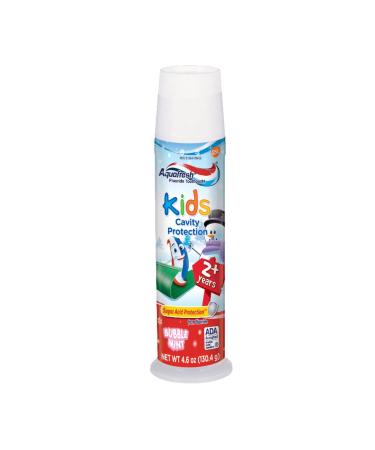 Abreva Aquafresh Triple Protection Fluriode Toothpaste For Kids Bubble Mint 4.6 oz