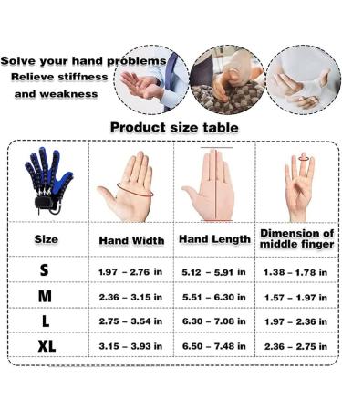 Stroke Hand Equipment for Patients Upgraded Rehabilitation Robot Gloves for Hand Strengthening Hemiplegia Finger Rehab Hand Therapy Gloves for Hand Paralysis Robotic Hand for Finger Extension. Left-M - Buy Online on GoSupps.com