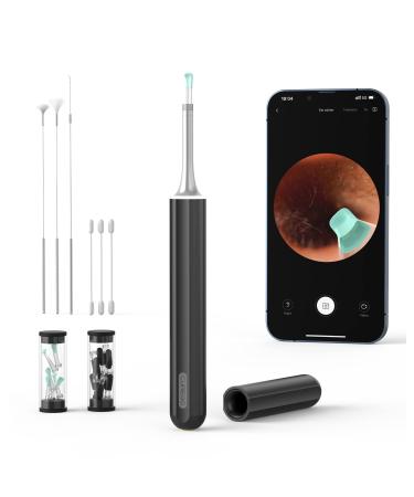 Ear Cleaner Earwax Removal Kit Ear Cleaning Tool Ear Wax Remover Ear Cleaner Camera with 1080p Otoscope with Light Ear Wax Removal Kit with Ear Pick Ear Camera Compatible for iPhone Android