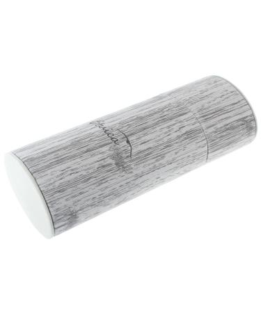 Paule & Knopf Practical plug-in or stand-up glasses case with lid and stylish wooden look Grey