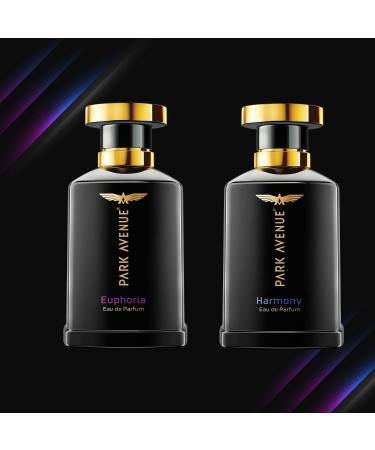 P'ark:Avenu Gift Set For Men Euphoria & Harmony Eau De Parfum Men 200ml Liquid Perfume Rakshabandhan Gifts For Brother Premium Luxury Fragrance Scent Long-Lasting Aroma Perfume - Buy Online on GoSupps.com