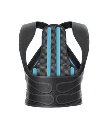 Adjustable Unisex Back Support Brace | Breathable Posture Corrector for Shoulder & Lumbar Pain Relief | Comfortable & Adjustable, Size M (34-41) - Buy Online on GoSupps.com