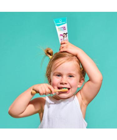 happybrush happybrush SuperBanana Kids Toothpaste with Banana and Mint Flavour - Microplastic Free Children's Toothpaste - Pack of 5 x 75ml - Buy Online on GoSupps.com