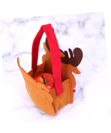 Ciieeo Christmas Bags Christmas Decorations Holiday Present Bag Christmas Candy Pouch 3D Candy Bag - Buy Online on GoSupps.com