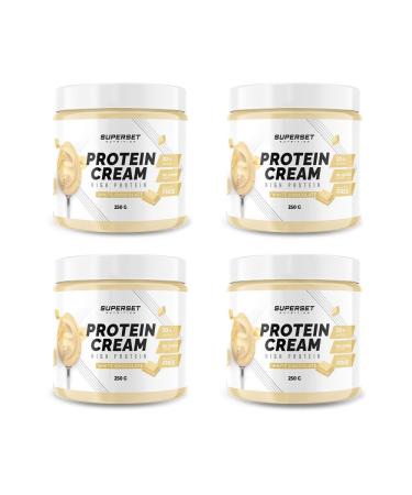 Superset Nutrition | Protein Cream (4x250g) White Chocolate | Finally a pack of 4 Protein Cream!