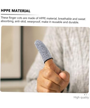 16 Pairs Cut Resistant Gloves - Reusable Finger Protectors & Sleeves for Maximum Safety | International Shipping Available - Buy Online on GoSupps.com