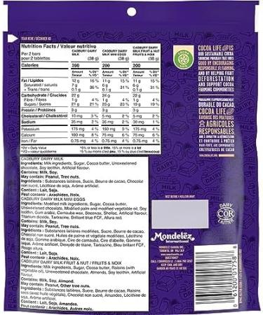 Cadbury Dairy Milk Assorted Chocolate Bars 361 g (19 Mini Bars) - Buy Online on GoSupps.com