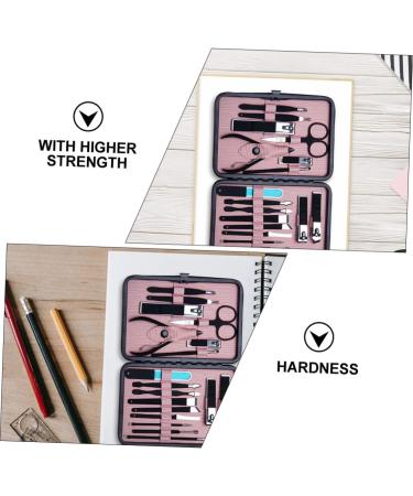 Housoutil 1 Nail Set Gel Nail Art Shaper Nail Grooming Kit Pedicure Kit Nail Tools for Nail Art Nail Kits Gel Nail Polish Nail Pink Manicure Stainless Steel Spatula - Buy Online on GoSupps.com