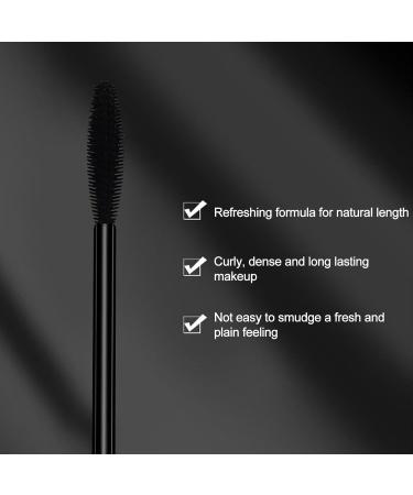 Lash Extension Mascara Natural Lengthening and Thick Mascaras | Long Lasting Lashes Mascara Gentle to Eyes No Smudging Easy to Be Removed Qmisify - Buy Online on GoSupps.com