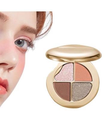 Yonuaret Makeup Eyeshadow Palette 4In1 Eye And PaletteBlush Highlighter Glitter Suitable for Women Teens Girls Travel No 2