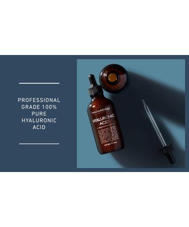 Hyaluronic Acid Serum with Vitamins A and C - 4 oz Professional Strength Anti Aging Face Serum - Improves Skin Texture, Moisturizes - New York Biology - Buy Online on GoSupps.com
