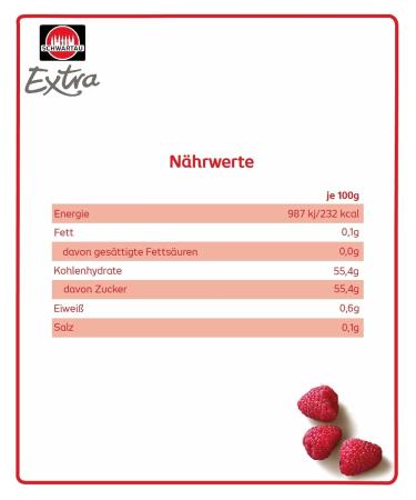 Schwartau Extra Raspberry Jam Portions - Bulk Pack of 100 x 25g | International Shipping Available - Buy Online on GoSupps.com
