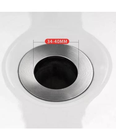 Metal Pop-Up Bounce Core Basin Drain Filter Kitchen Bathroom Tool Hair Stopper Deodorant Bath Stopper Bathroom Sink Drain - Buy Online on GoSupps.com