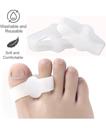 2/4/10 Pcs Gel Bunion Corrector & Toe Separator Protector - Comfortable Bunionette & Hammer Toe Pads - Buy Online on GoSupps.com