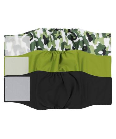 Hisprout Male Dog Diapers Reusable Washable Durable Absorbent Cloth Puppy Diaper Pants(DDMXL01) XL Camouflage - Buy Online on GoSupps.com