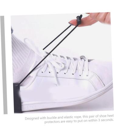 4 Pairs Heel Protector Covers - Shoe Guard Pads for Heels & Boots | Best Leather Shoe Protectors - Buy Online on GoSupps.com