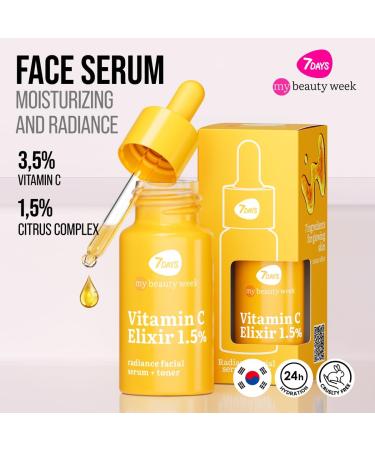 7Days Vitamin C Serum for Face - Korean Skin Care - Brightening Face Serum - Anti Pigmentation Moisturizer - Anti Aging Vitamin C Toner - Buy Online on GoSupps.com