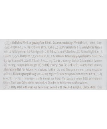 Mjamjam Premium Grain-Free Wet Cat Food - Delicious Horse & Pumpkin 12-Pack (125g) - Extra Meat Squeeze Pack - Buy Online on GoSupps.com