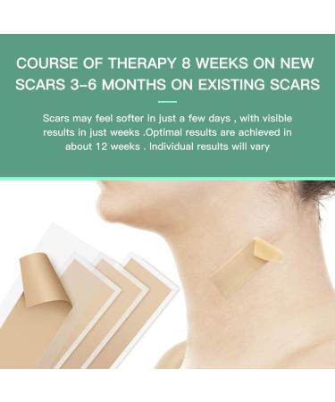 Silicone Scar Sheets - 12 Reusable Patches for Surgery, Burns, C-Section - Soften & Flatten Scars - 6 Month Supply - Buy Online on GoSupps.com