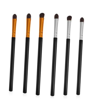 DOITOOL 6pcs Eyeshadow Ladies Suits Angled Eyeliner Brush Eye Makeup Brush Kit Eye Shadow Tool Miss Bevel