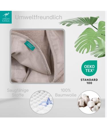 Urban Kanga Hooded Towel for Babies | Double-Sided Muslin Bath Towel | Oeko-Tex 100% Cotton | Moonstruck Design - International Shipping Available - Buy Online on GoSupps.com