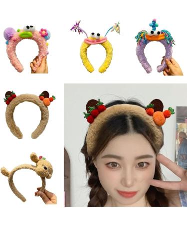 TQUXNGA Bear Hairband Headbands Practical Hair Accessory for Women Hair Loop for Face Washing and Photography Kapibara gourd headb - Buy Online on GoSupps.com