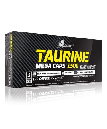 3 x Olimp Taurine 1500 120 Mega Caps (pack of 3)