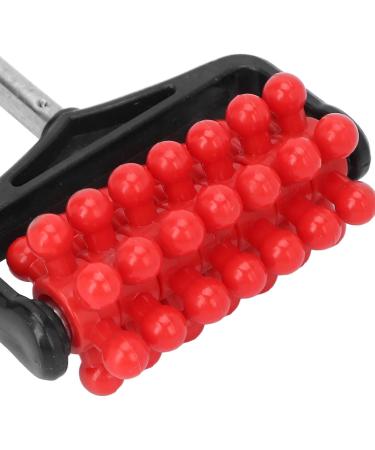 Adjustable Telescopic Back Massage Roller - Relief for Muscle Fatigue & Pain | Portable Manual Massage Device for Men & Women (22cm-59cm Red) - Buy Online on GoSupps.com