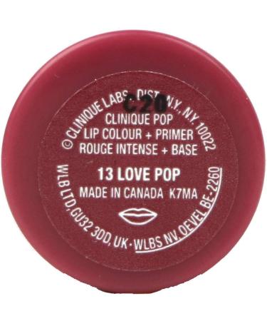 Clinique Pop Lip Colour + Primer Trio - Love Pop Red (0.13 oz each) - Unboxed Travel Size Pack - Buy Online on GoSupps.com