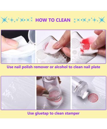 14-Piece Beauty Nail Stamp Starter Kit - Easy Manicure Art Tools for Parties & Festivals | Perfect Gift for Women Girls & Friends - Buy Online on GoSupps.com