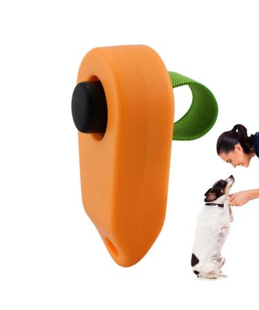 ITRIMAKA Pet Clicker trainer pet-clicker training device-Clicker tool for dog training |Puppy training with you made easy you can quickly achieve solid results on the orange f