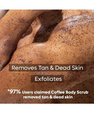 m_caffeine Exfoliating Coffee Body Scrub for Tan Removal | De-Tan Scrub with Coconut Oil for Soft Smooth Skin | 100g - For Women & Men - Buy Online on GoSupps.com