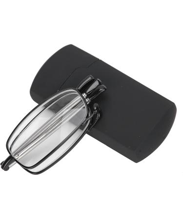 Buy Progressive Multifocal Reading Glasses for Seniors | Foldable Blue Light-Blocking Glasses with Storage Box | Unisex +400 - Black - Buy Online on GoSupps.com