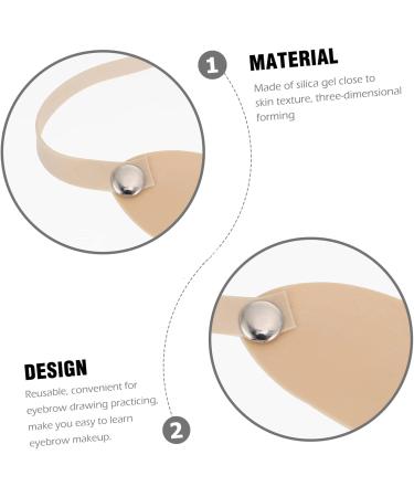 Beavorty Eyebrow Practising Skin 10pcs eyebrow practice skin tattoo practice skin fake skin eyebrow headband eyebrow pencil blank Micro- Blading Practice Skin 22X3X0.2CM Skin Color - Buy Online on GoSupps.com