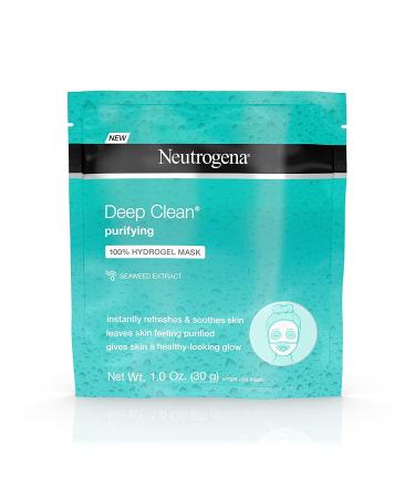 Neutrogena Deep Clean Purify Hydrogel Mask 1oz (12 Pack) - Hydrating Face Mask - Buy Online on GoSupps.com