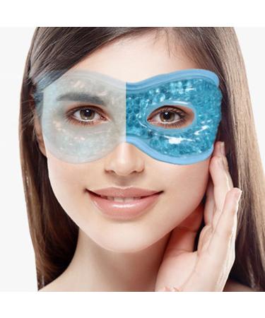 Gel Eye Face Cover for Puffy Eyes - Cold Compress Eye Cover with Hollow Design - Buy Online on GoSupps.com