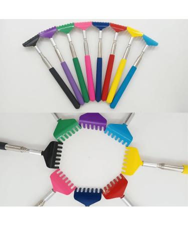 5-Piece Portable Telescopic Back Scratchers - Manual Metal Scratches for Head Back & Leg - Soft Rubber Tips for Ultimate Relaxation - Buy Online on GoSupps.com