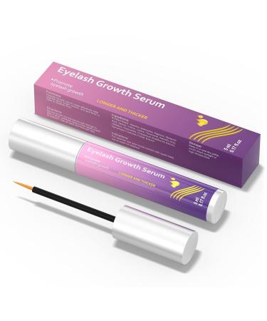 Premium Eyelash Growth Serum Thicker and Fuller Lashes Non-Irritating Formula- Green