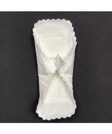 10pcs Girls Regular Absorbent Organic Charcoal Cotton Period Pads - Reusable Washable Sanitary Napkins for Women - GALPADA Mama White 18x13cm - Buy Online on GoSupps.com