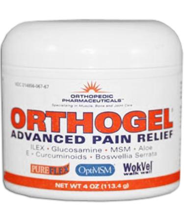 Orthogel Advanced Pain Relief Gel Jar 4 oz.