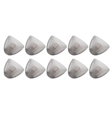 Shields for hearing aids domes for hearing aids 10 pieces of hearing aid dome soft open coupling black layer replacement earplugs for older people and people with hearing disability