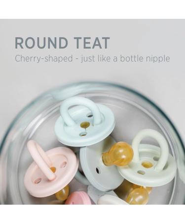 BumiB b Round Pacifiers for 0-3 Months | Sky Blue Pack of 2 | International Shipping - Buy Online on GoSupps.com