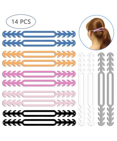 14 PCS Mask Extension Strap | Adjustable Ear Grips Band | Anti-Slip Ear Hook | Multi-Colored Face Strap | Ear Protector for Girls, Women, Adults, and Children - Buy Online on GoSupps.com