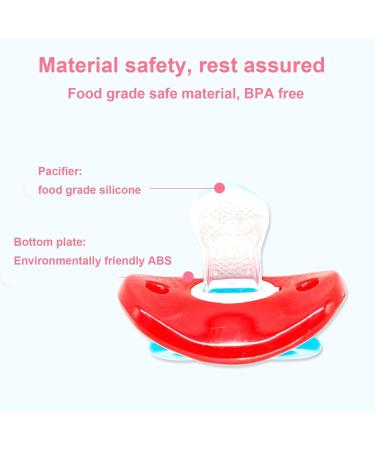 Bexdug Orthodontic Pacifier for 6-18 Months | Funny Mustache Design | Perfect Gift for Boys & Girls | International Shipping Available - Buy Online on GoSupps.com