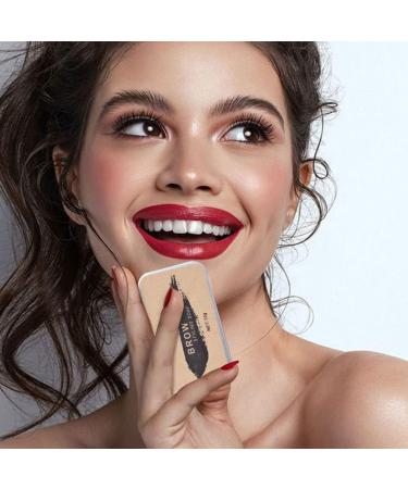 Eyebrow Soap Wild Eyebrow Styling Shaping Wax Colorless Waterproof Natural Eyebrow Cream Wax Brow Adjustment Gel with Brush 2PCS Eyebrow Stylish Cream - Buy Online on GoSupps.com