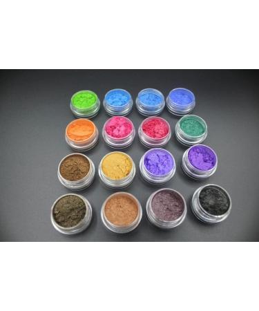 50 Gram for 1 Bag Pearl Luster Powder 16 Colors Mica Pearl Pigment Dust Powder for DIY Nail Art Polish and Makeup Eye Shadow - (Color: 16 50g) - Buy Online on GoSupps.com