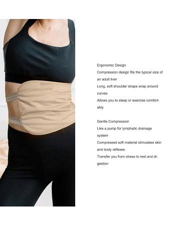 Compression Castor Oil Pack | Reusable Soft Elastic Straps for Liver Health | Improve Sleep & Wellness - Buy Online on GoSupps.com